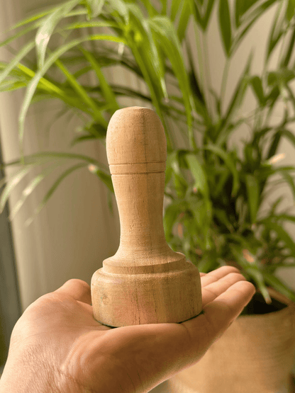 Personalized Rubber Ink Stamps with Hand - Carved Wooden Handle | Custom Logo & Address Stamp - LemonadeCustom Stamps