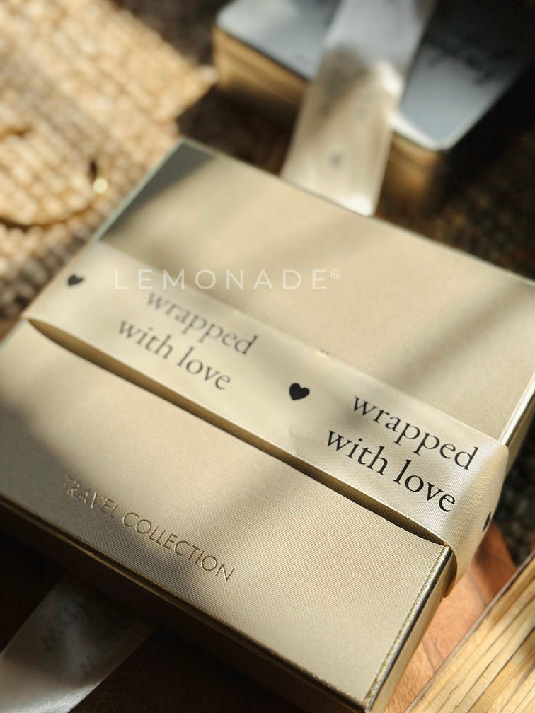 Personalized satin ribbon in vibrant colors for gifts, celebrations, and special events  Cream - 38mm - LemonadeStationery