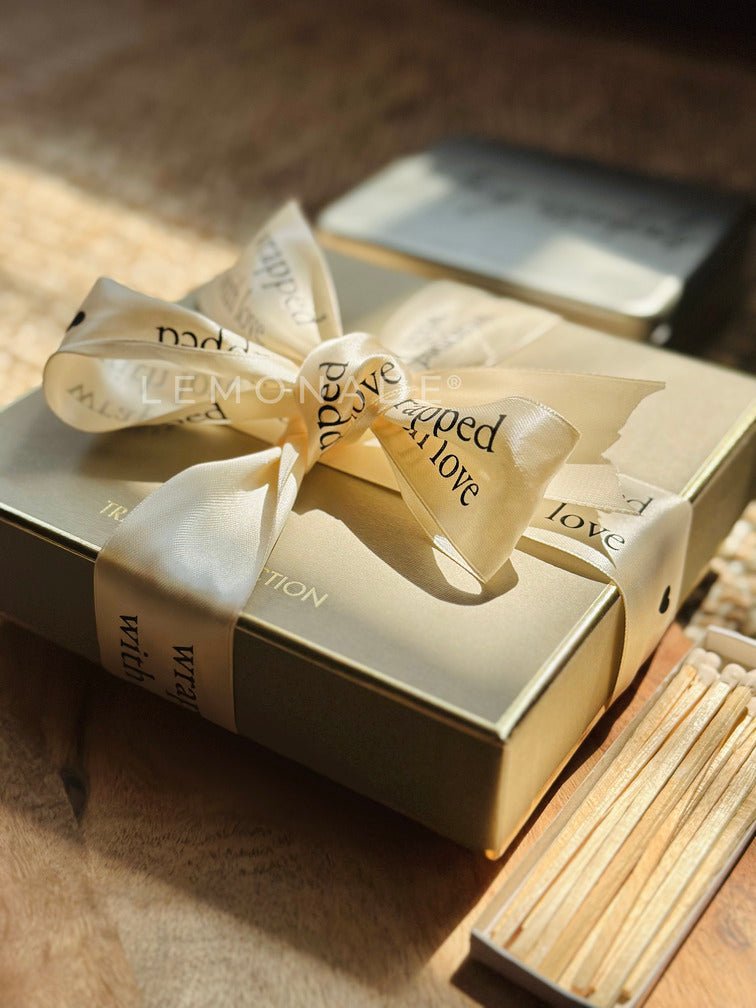 Personalized satin ribbon in vibrant colors for gifts, celebrations, and special events  Cream - 38mm - LemonadeStationery