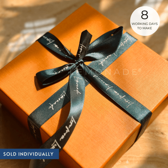 Personalized satin ribbon in vibrant colors for gifts, celebrations, and special events. Deep Teal - LemonadeStationery