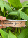 Personalized Satin Ribbon - Light Gold - LemonadeStationery