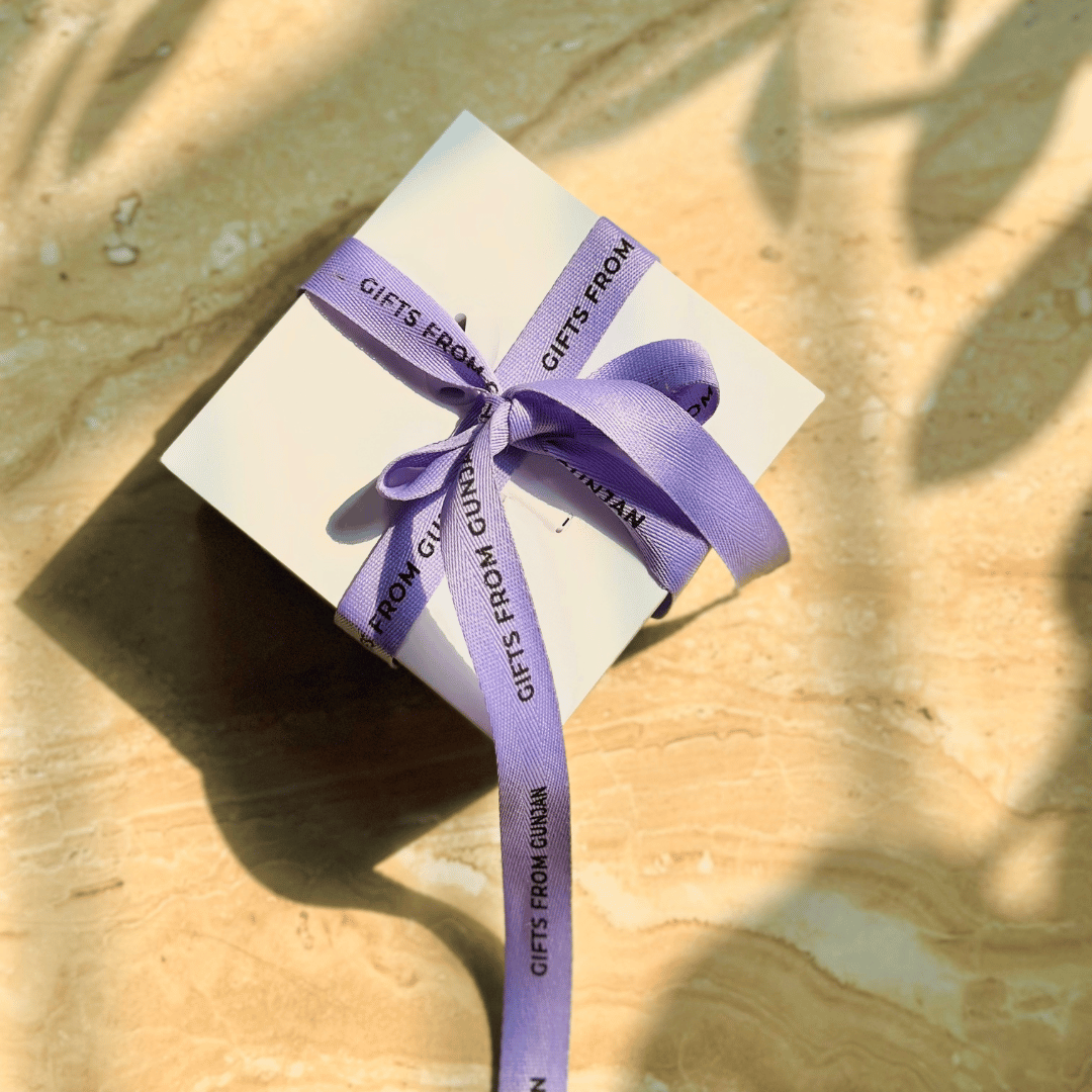 Personalized satin ribbon in vibrant colors for gifts, celebrations, and special events Lilac - LemonadeStationery