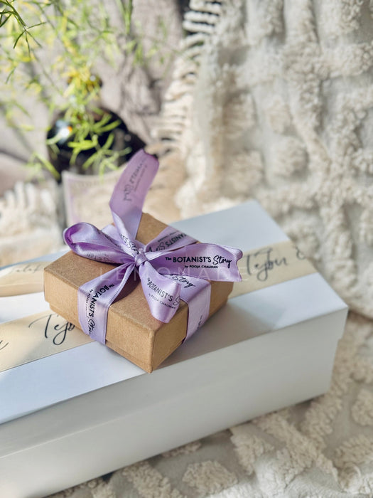 Personalized - Satin Ribbon - Lilac - LemonadeStationery