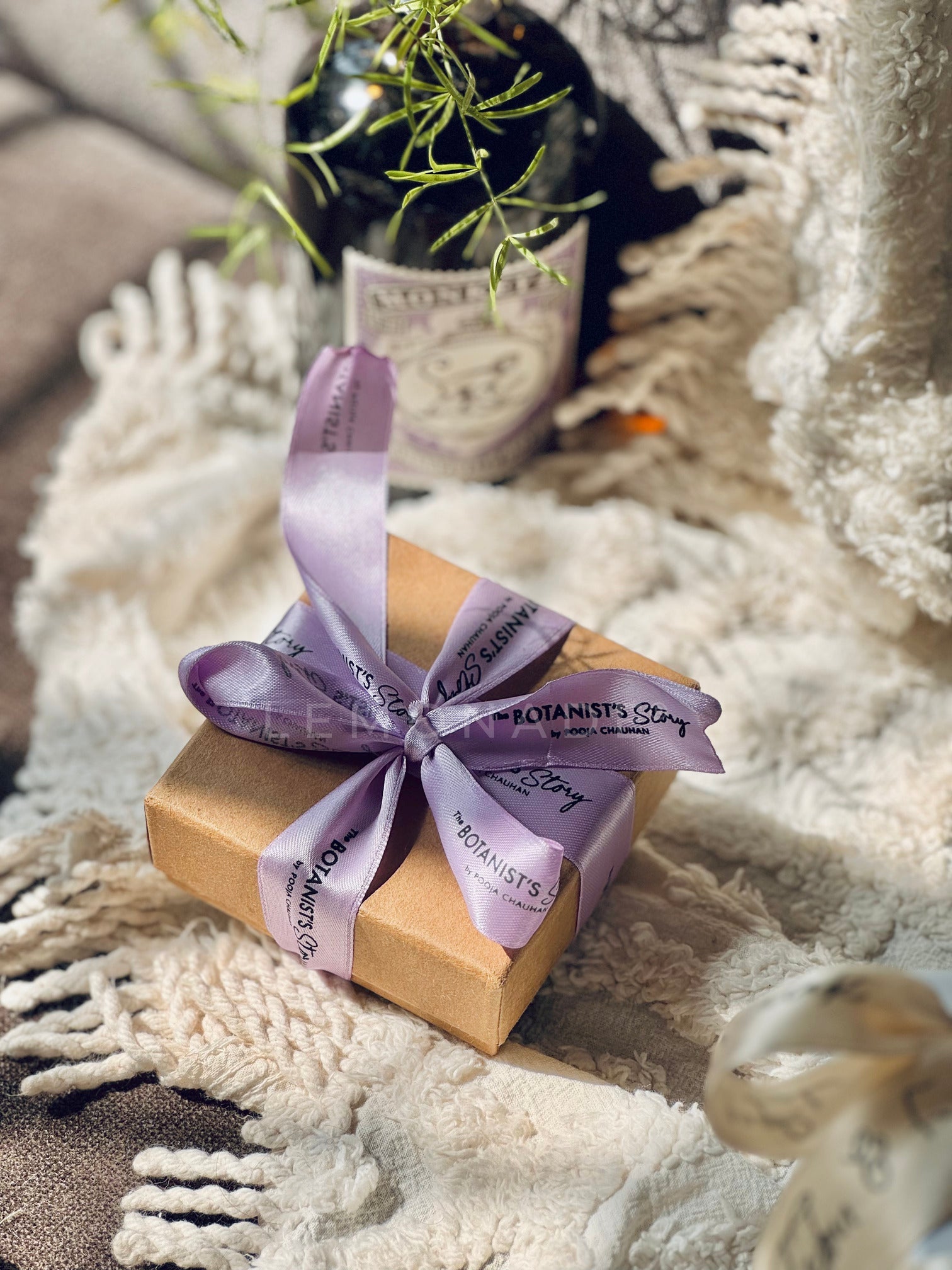 Personalized satin ribbon in vibrant colors for gifts, celebrations, and special events Lilac - LemonadeStationery