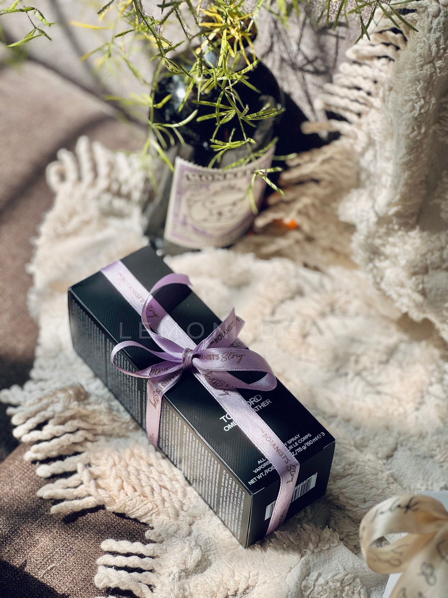 Personalized satin ribbon in vibrant colors for gifts, celebrations, and special events Lilac - LemonadeStationery