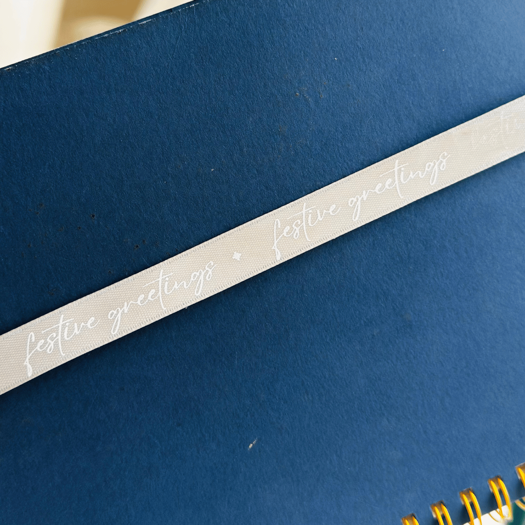 Personalized - Satin Ribbon - Silver - LemonadeLuxe Gifting