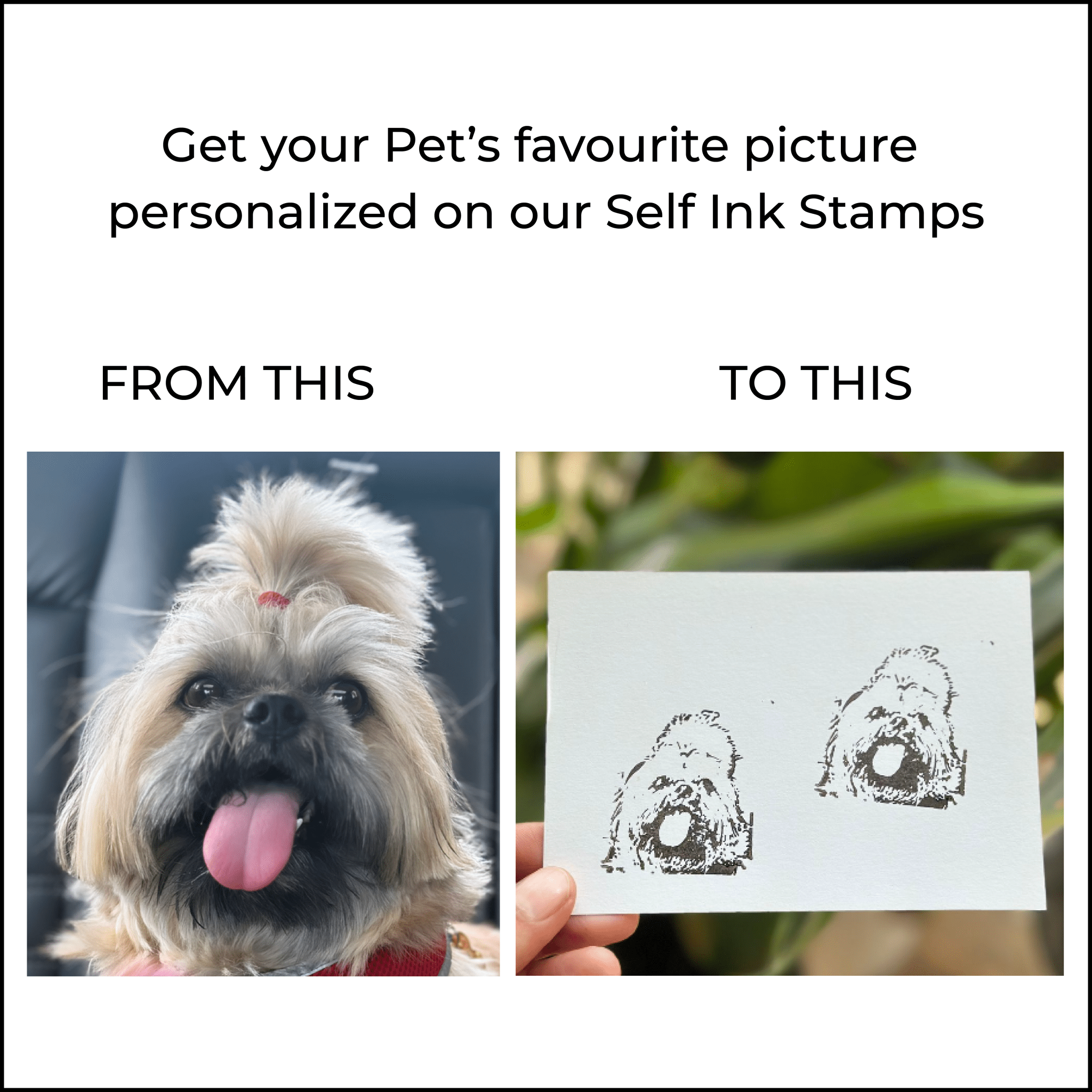 Personalized - Self Ink Pet Stamp - LemonadeCustom Stamps