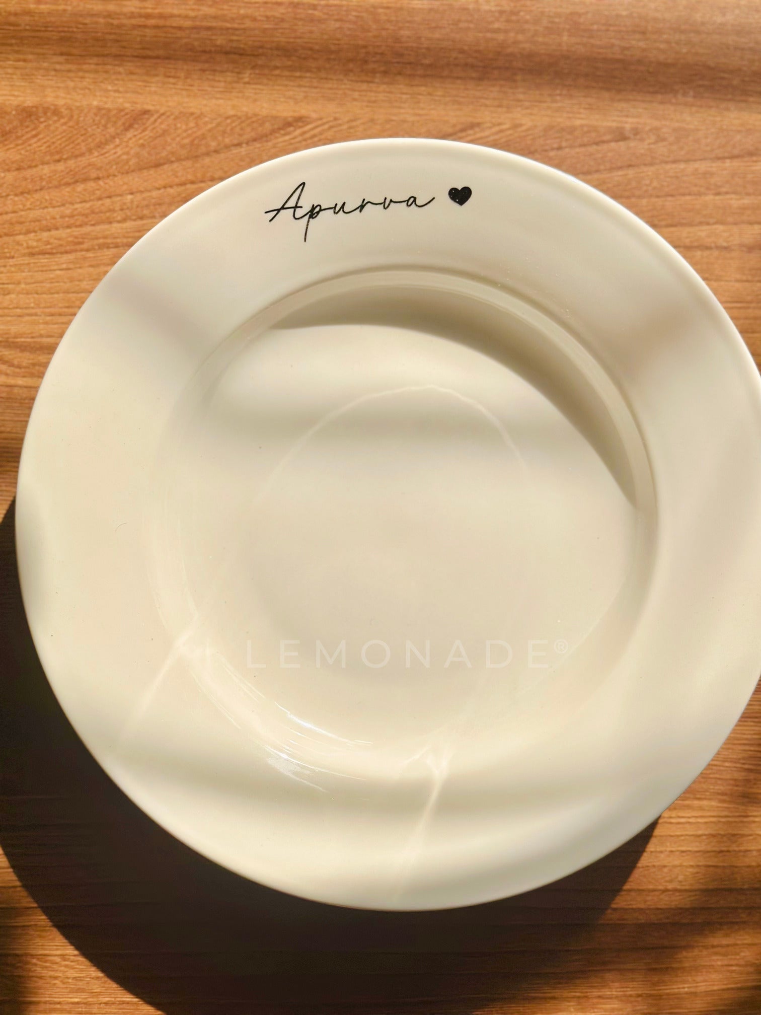 Personalized - Serene Serve Bowl | Plate | Artisan Collection - LemonadeHome
