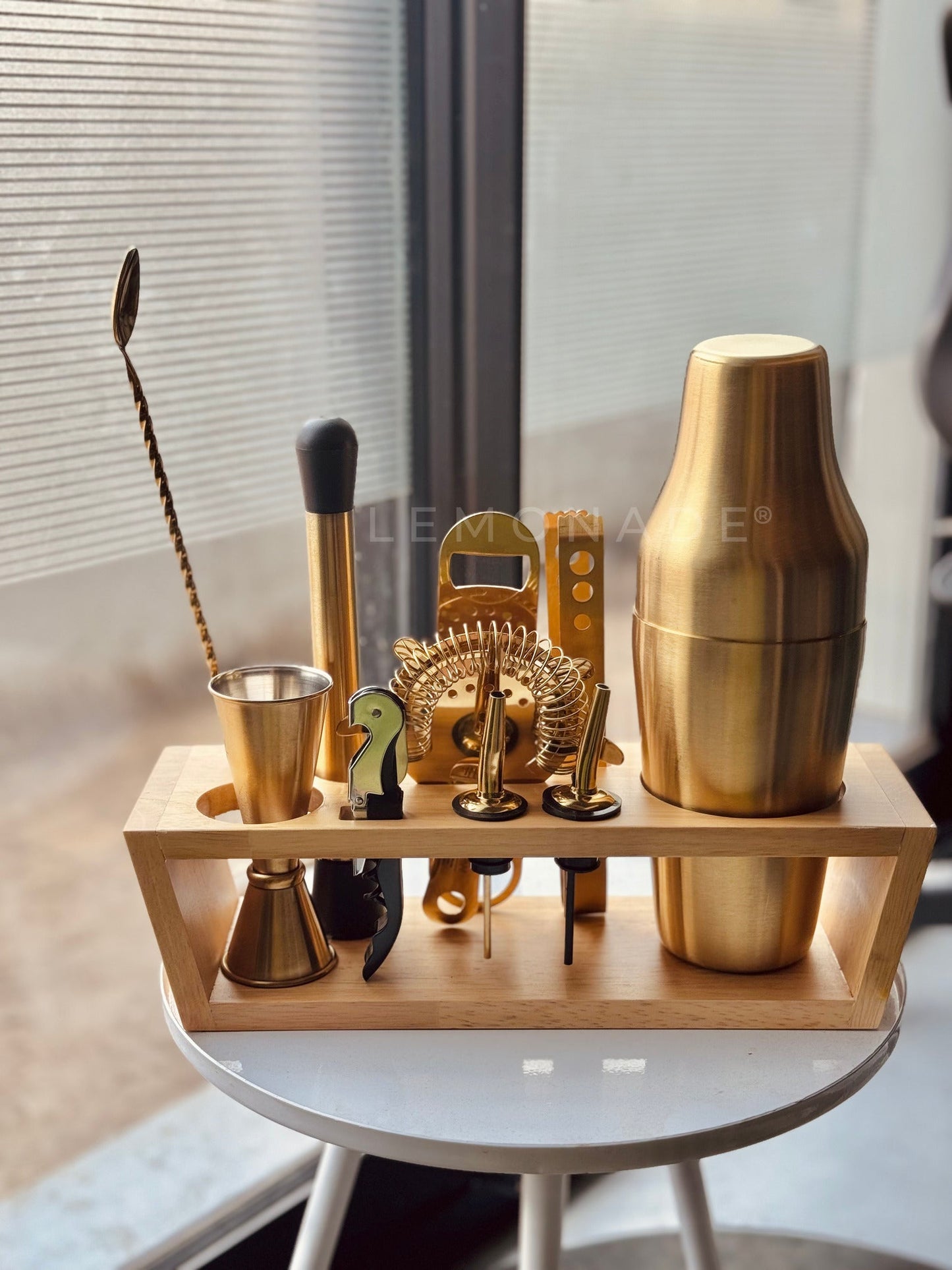 Personalized - Shake & Serve Bar Kit | Complete Bar Set - LemonadeHome