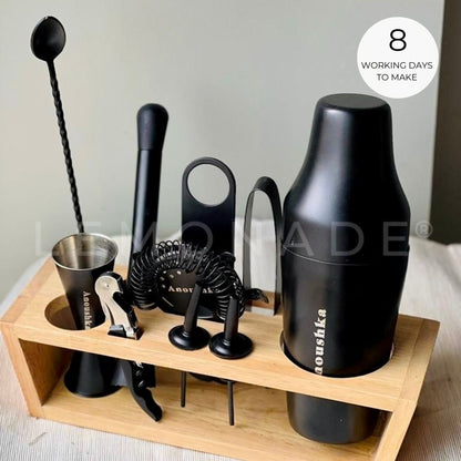 Personalized - Shake & Serve Bar Kit | Complete Bar Set - LemonadeHome