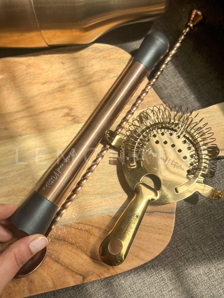 Personalized - Shake & Serve Bar Kit | Complete Bar Set - LemonadeHome