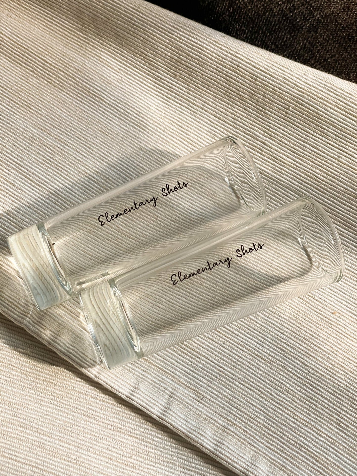 Personalized - Shot Glasses - Black - Set of 2 - LemonadeHome