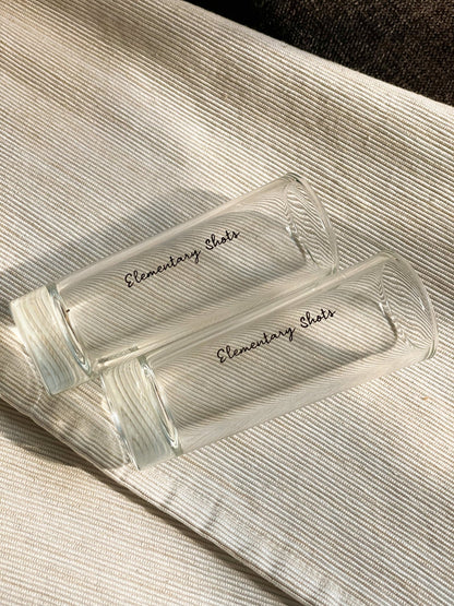 Personalized - Shot Glasses - Black - Set of 2 - LemonadeHome