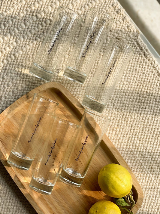 Personalized - Shot Glasses - Black - Set of 2 - LemonadeHome