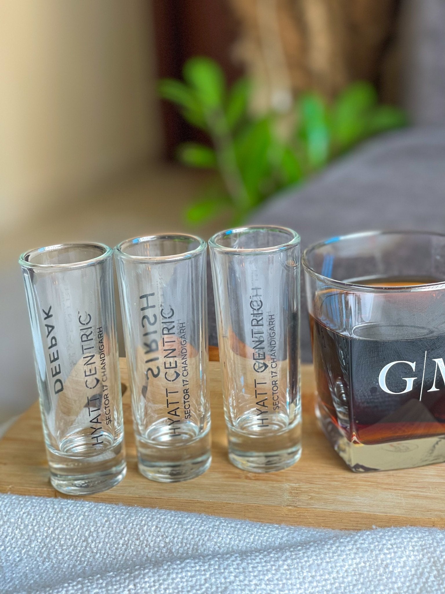 Personalized - Shot Glasses - Black - Set of 2 - LemonadeHome