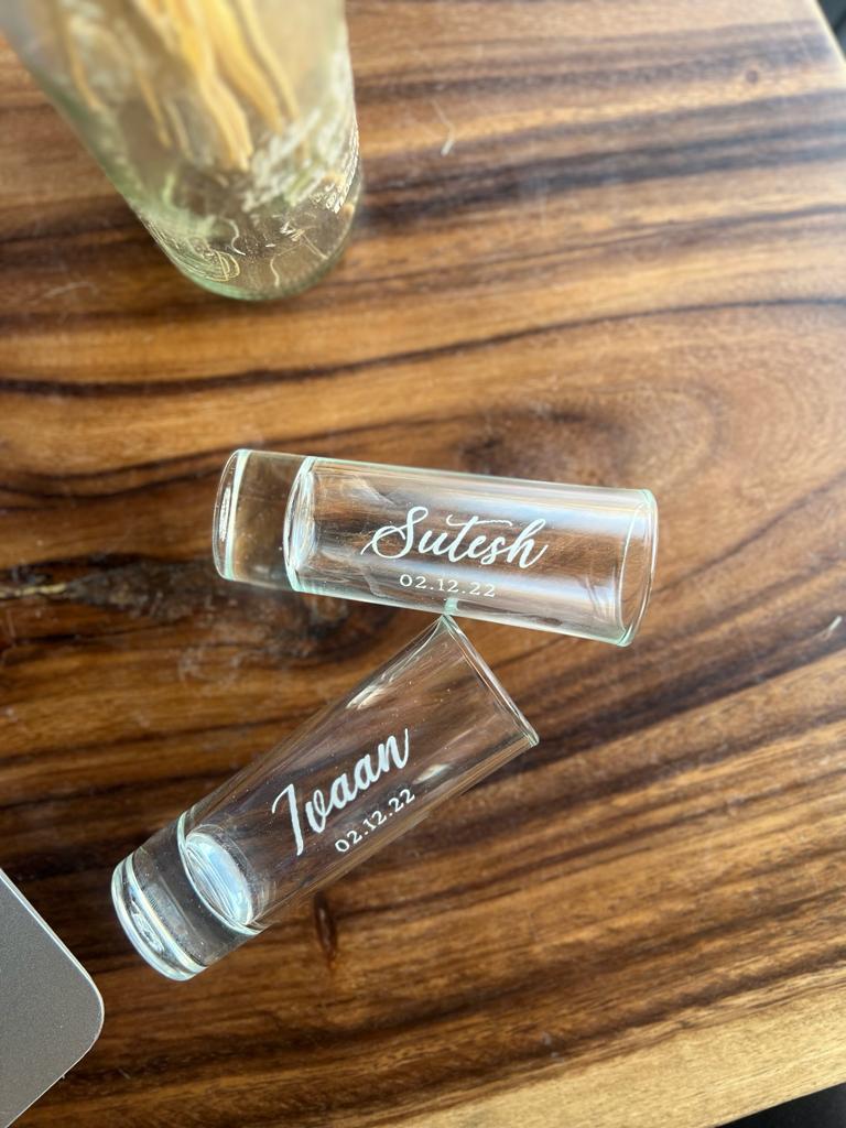 Personalized - Shot glasses - Save the date - LemonadeHome