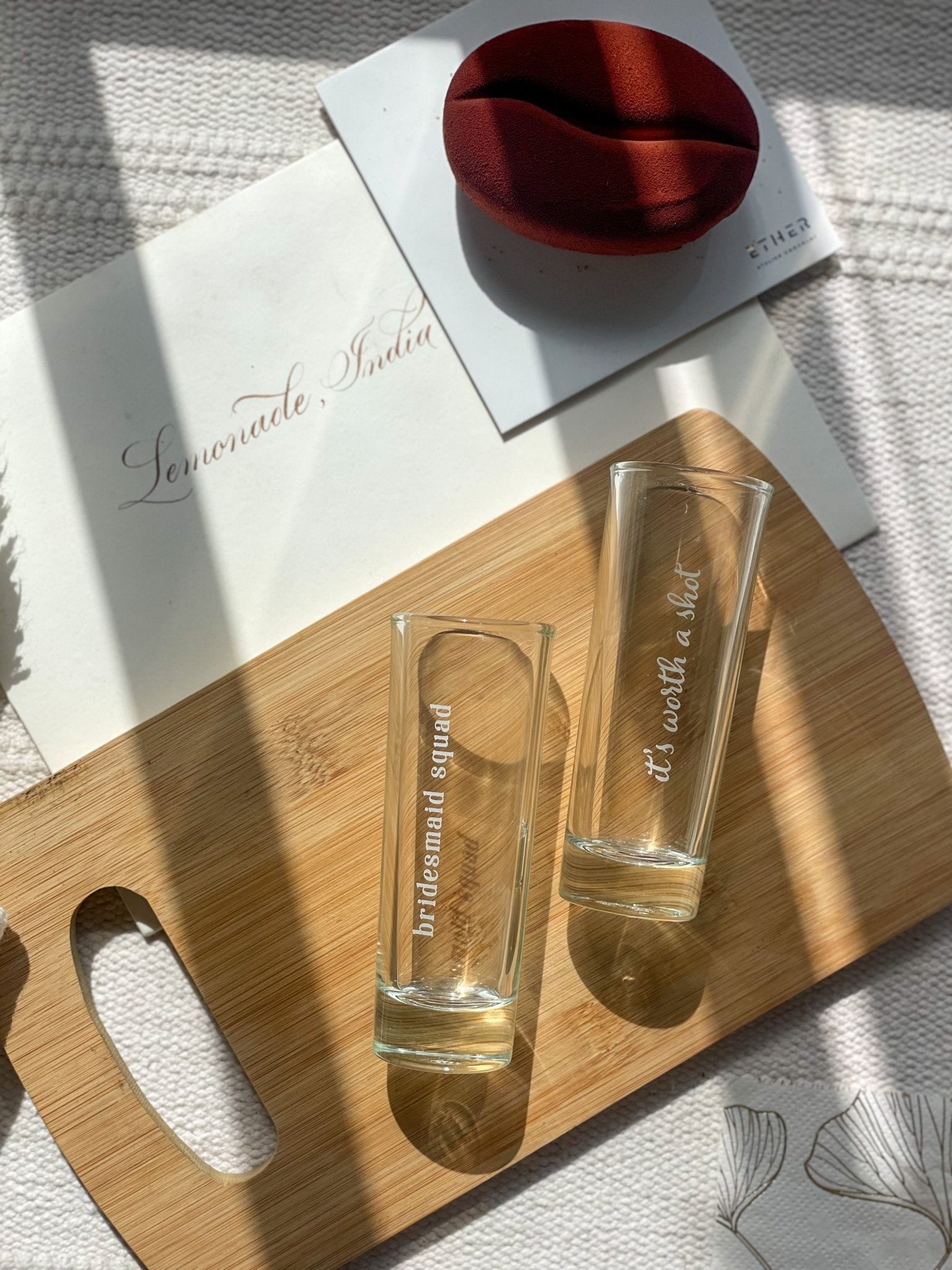 Personalized - Shot Glasses - Set of 2 - LemonadeHome