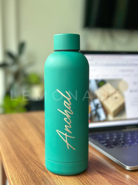 Personalized - Smooth Sip Matte Bottle - LemonadeHome