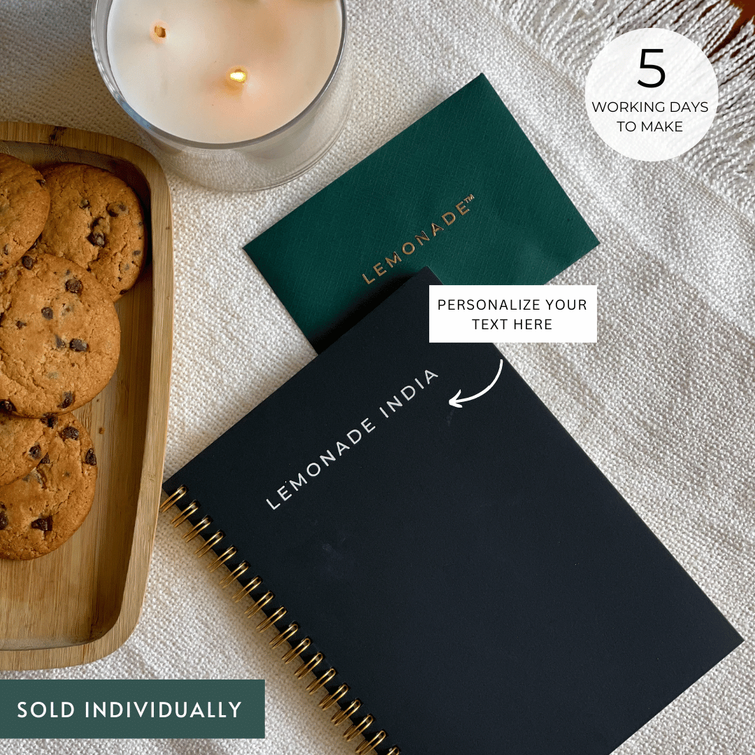 Personalized - Spiral Notebook - Black Beauty - LemonadeStationery