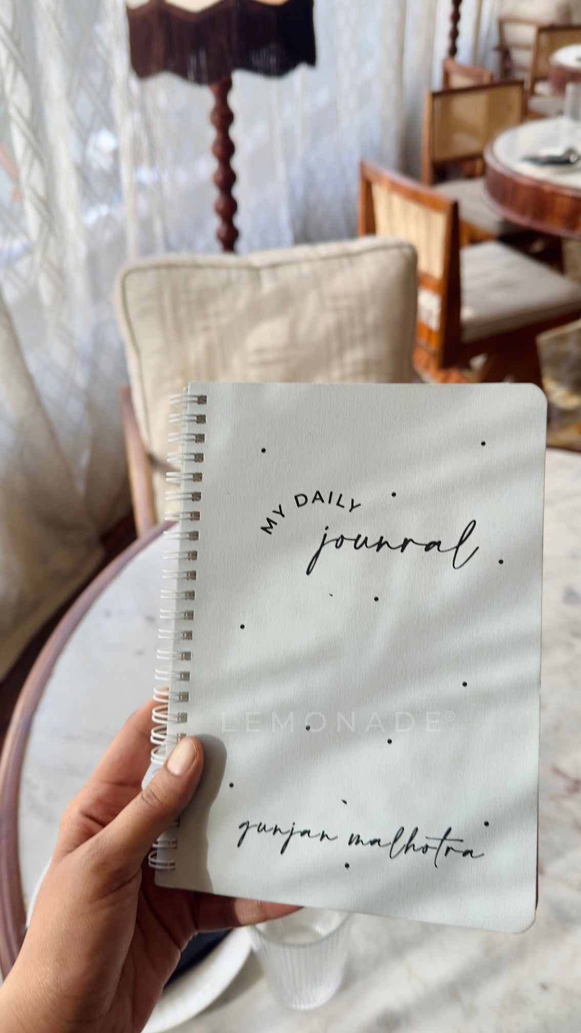 Personalized - Spiral NoteBook - My Daily Journal - LemonadeStationery