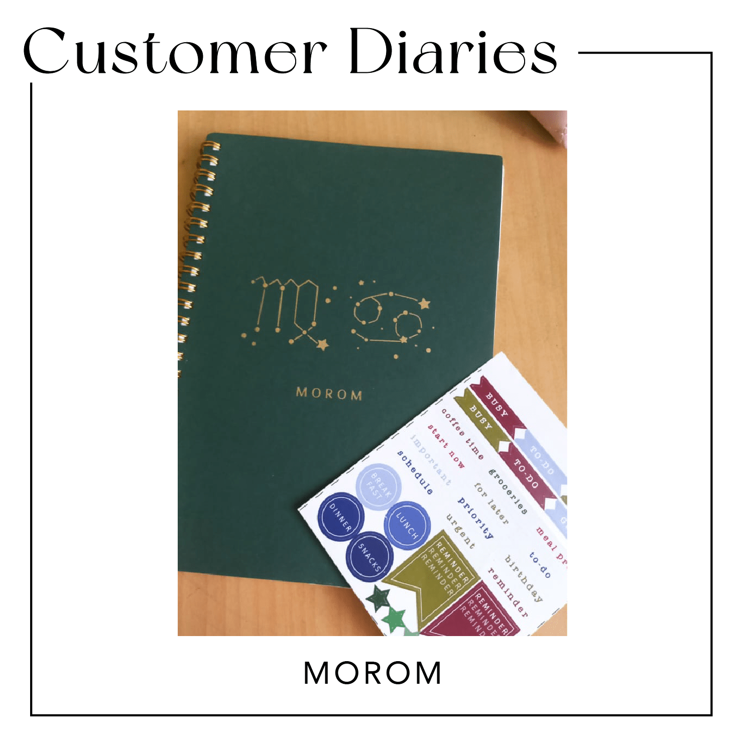 Personalized - Spiral Notebook - Zodiac Signs - LemonadeStationery