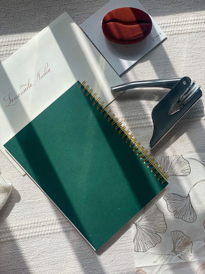 Compact and easy to carry with a spiral binding for easy page flipping