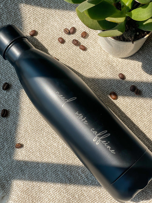 Personalized - Stealth Hydration Black Bottle - LemonadeHome