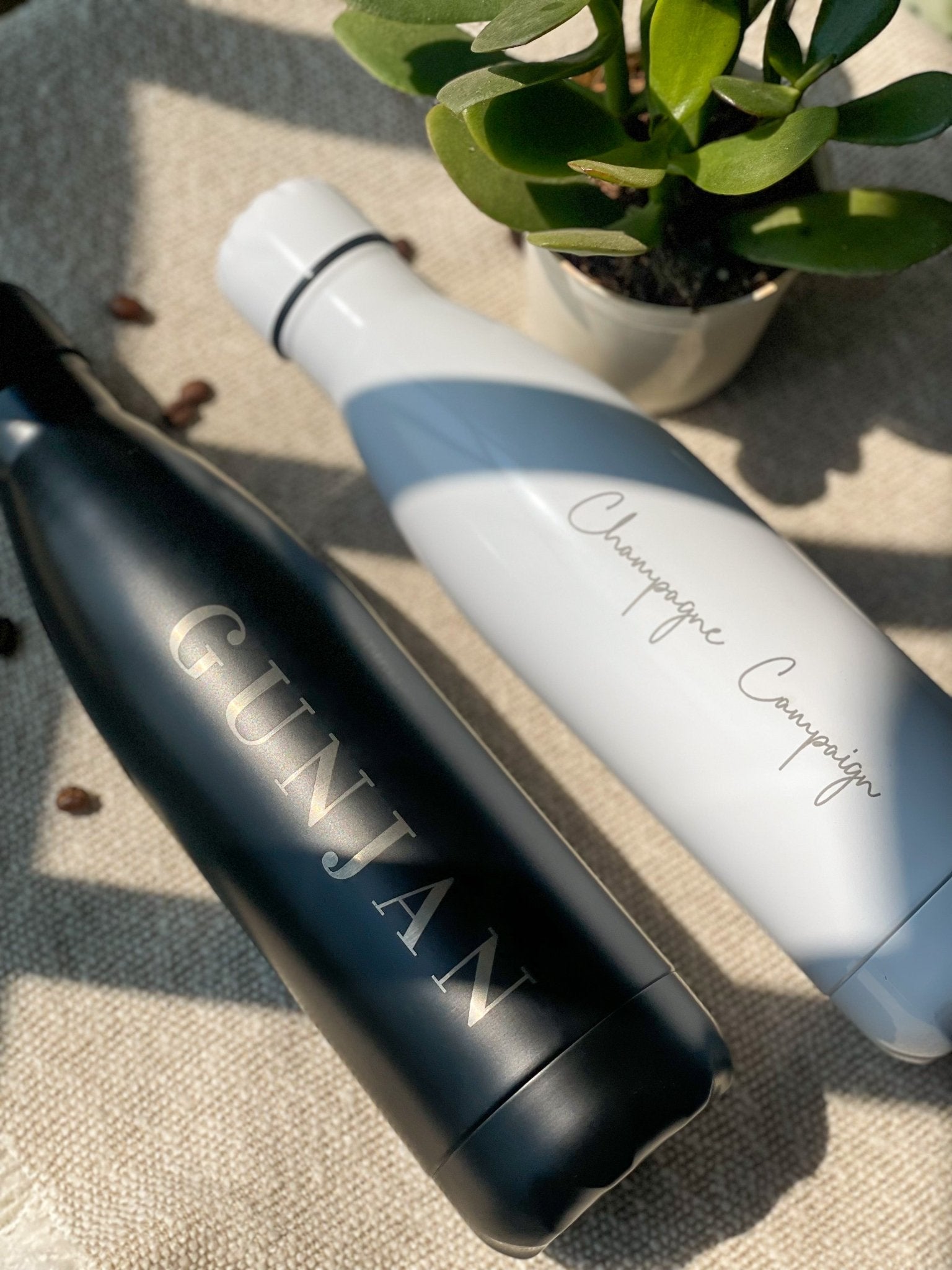 Personalized - Stealth Hydration Black Bottle - LemonadeHome