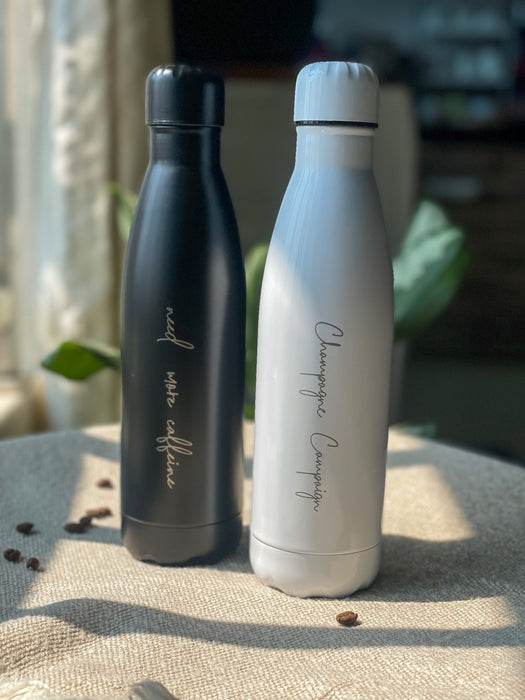 Personalized - Stealth Hydration White Bottle - LemonadeHome