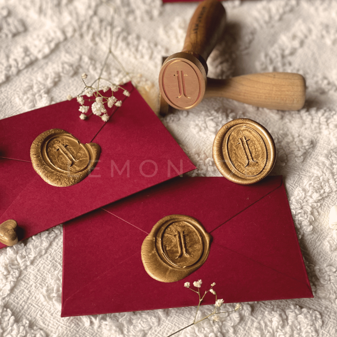 Personalized - The Complete Wax Seal Stamp Kit - LemonadeCustom Stamps