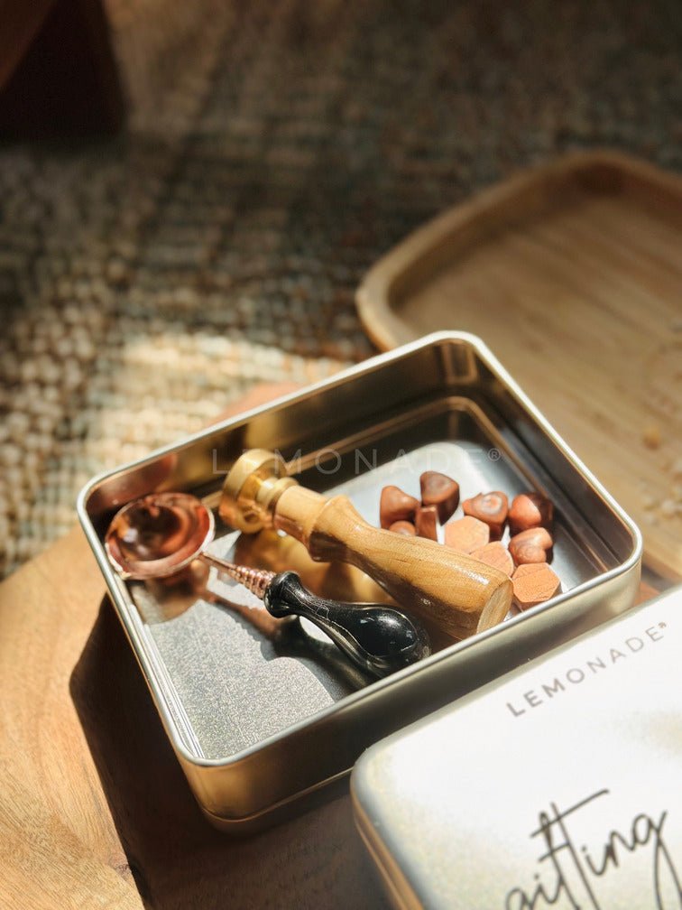 Personalized - The Complete Wax Seal Stamp Kit - LemonadeCustom Stamps