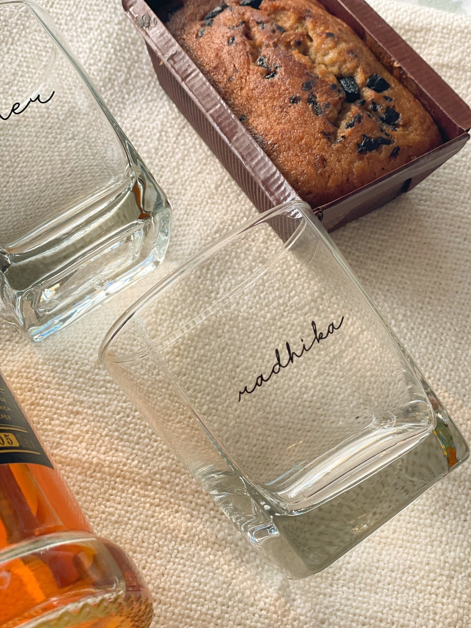Personalized - The Midnight Pour Whiskey Glasses Pair - Set of 2 - LemonadeHome