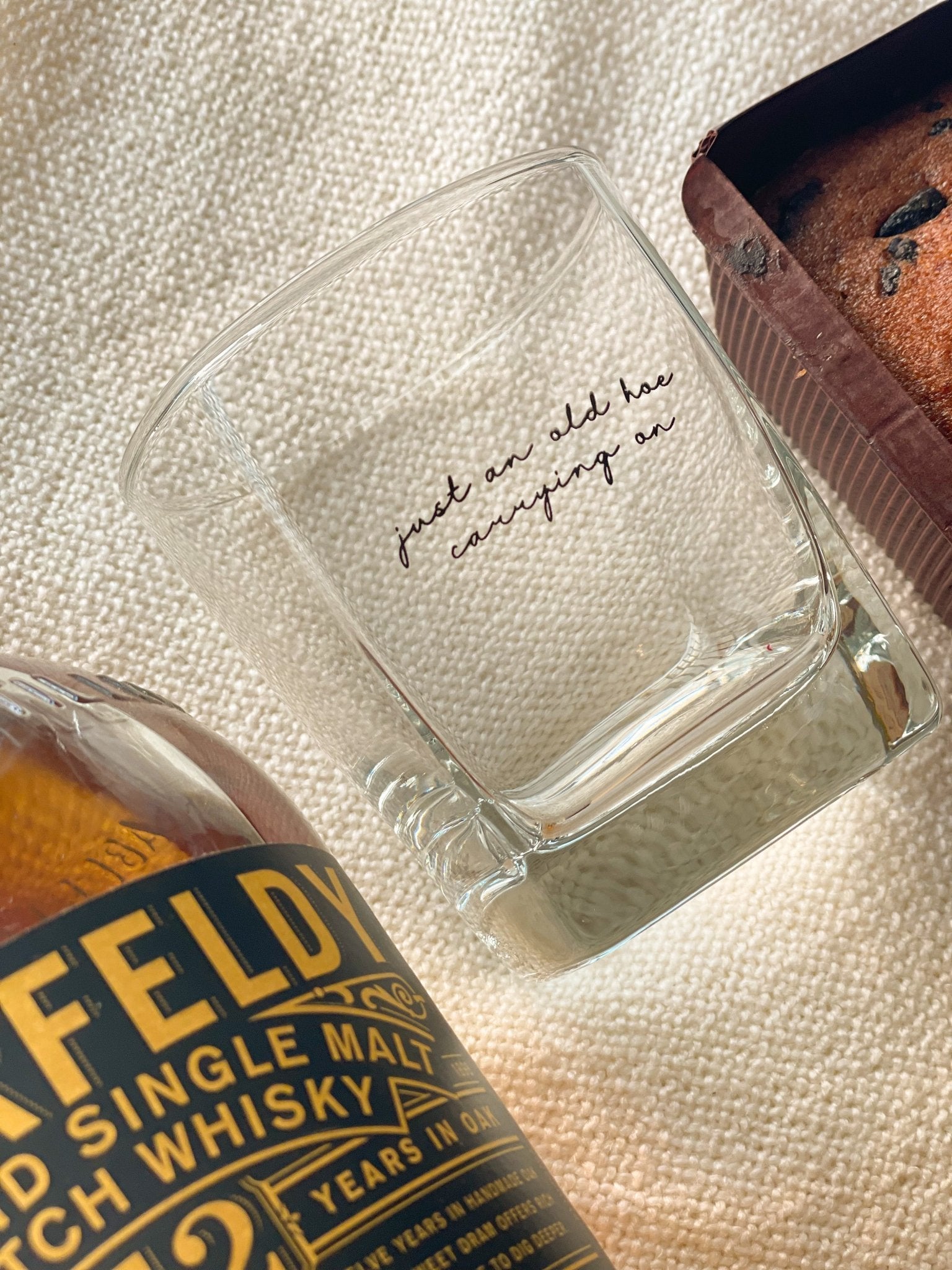 Personalized - The Midnight Pour Whiskey Glasses Pair - Set of 2 - LemonadeHome