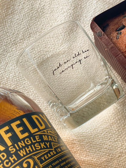 Personalized - The Midnight Pour Whiskey Glasses Pair - Set of 2 - LemonadeHome