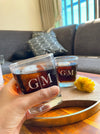 Personalized - The Monogram Noir Whiskey Duo - Set of 2 - LemonadeHome