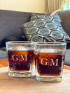 Personalized - The Monogram Noir Whiskey Duo - Set of 2 - LemonadeHome