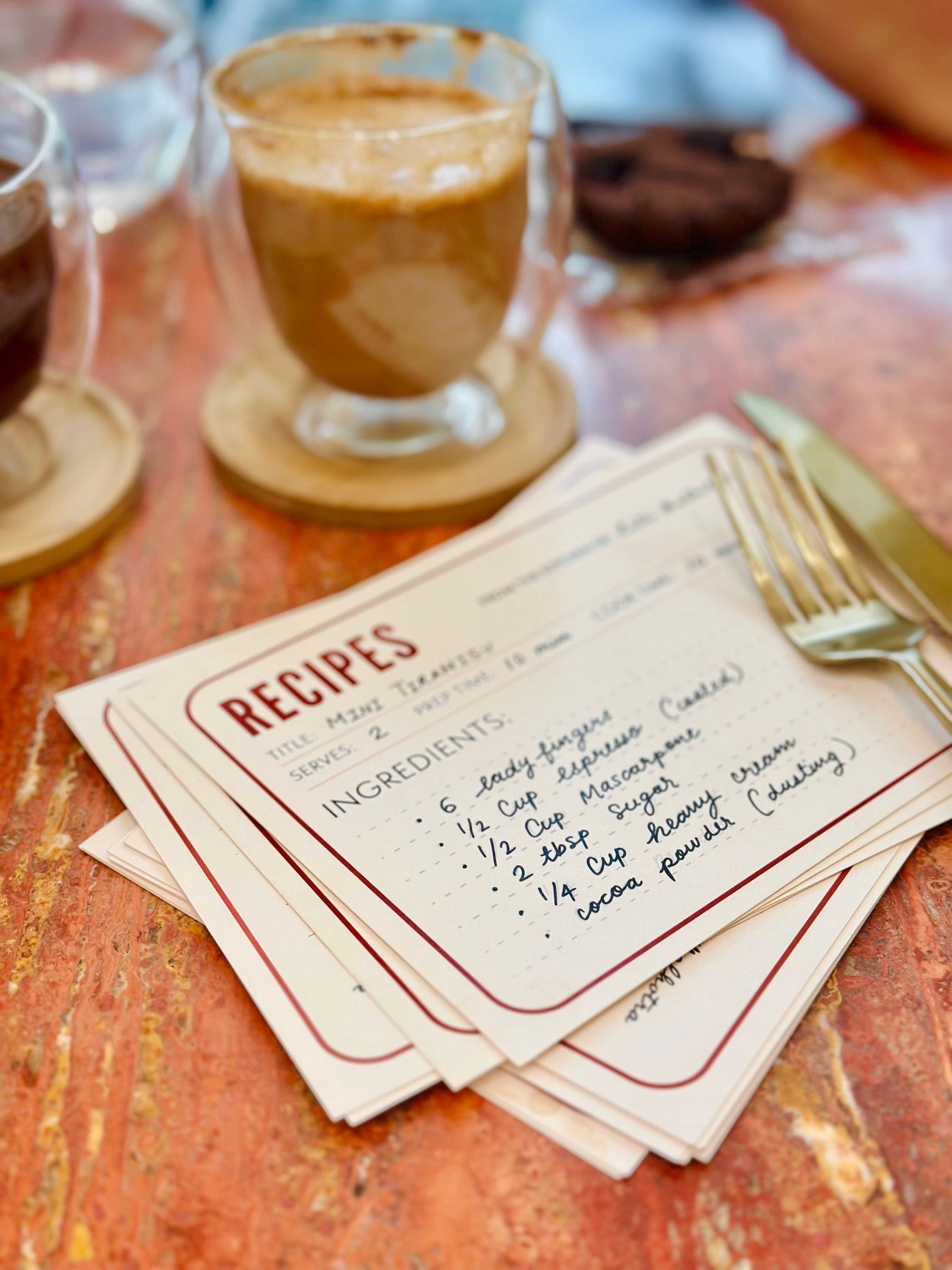 Personalized - The Signature Recipe Card - Set of 30 - LemonadeHome