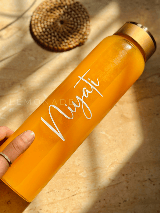 Personalized - Timeless Glass Bottle | Artisan Collection - LemonadeHome