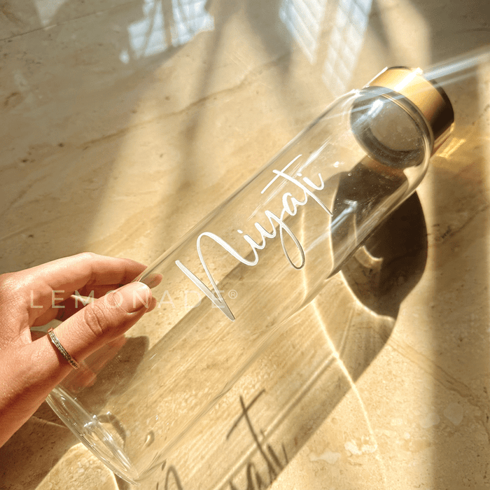 Personalized - Timeless Glass Bottle | Artisan Collection - LemonadeHome