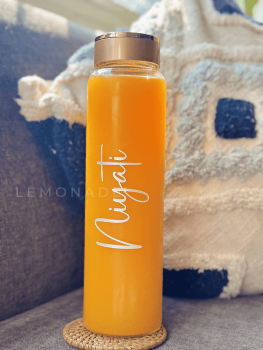 Personalized - Timeless Glass Bottle | Artisan Collection - LemonadeHome