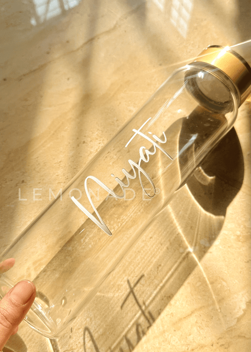 Personalized - Timeless Glass Bottle | Artisan Collection - LemonadeHome