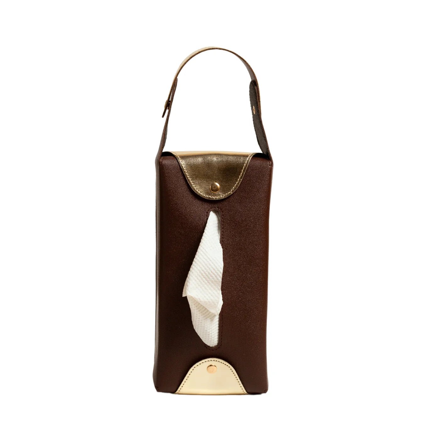 Personalized Tissue Box Cover - Vegan Leather - Lemonade