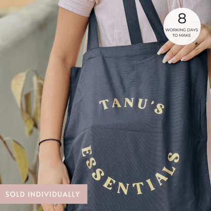 Personalized - Tote Bag - Black - Essentials - LemonadeHome
