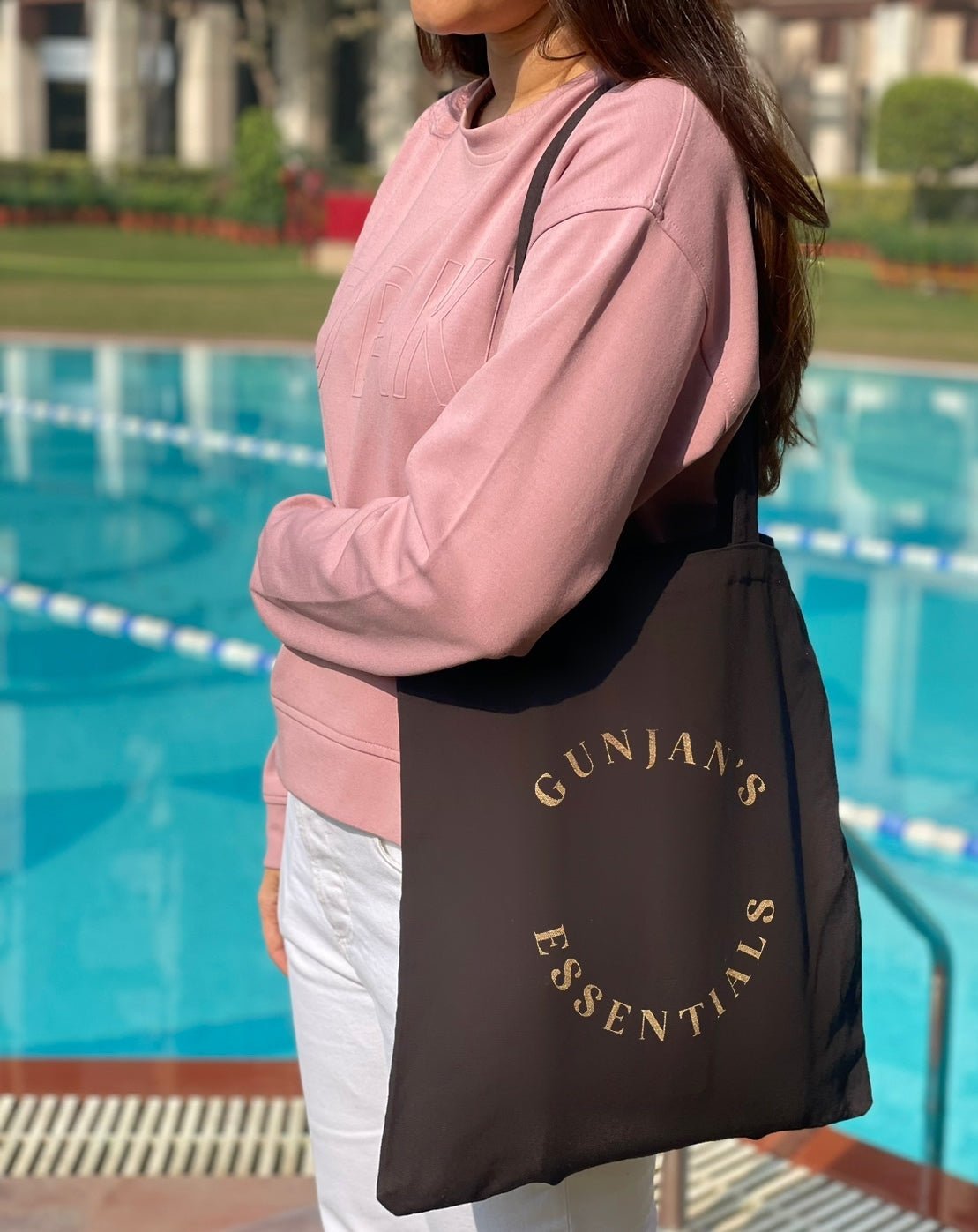 Personalized - Tote Bag - Black - Essentials - LemonadeHome