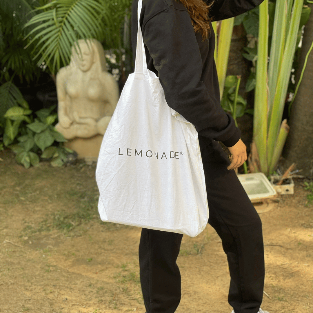 Personalized - Tote Bag - White - LemonadeHome