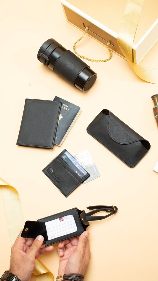 Personalized Travel Gift Box – Vegan Leather - Lemonade