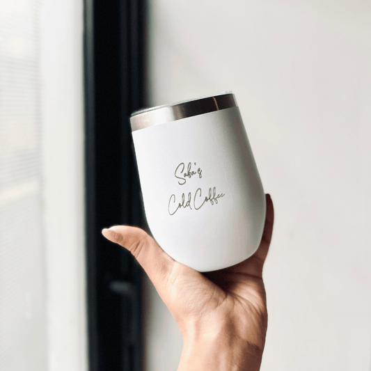 Personalized - Travel Mug - Signature - White - LemonadeHome