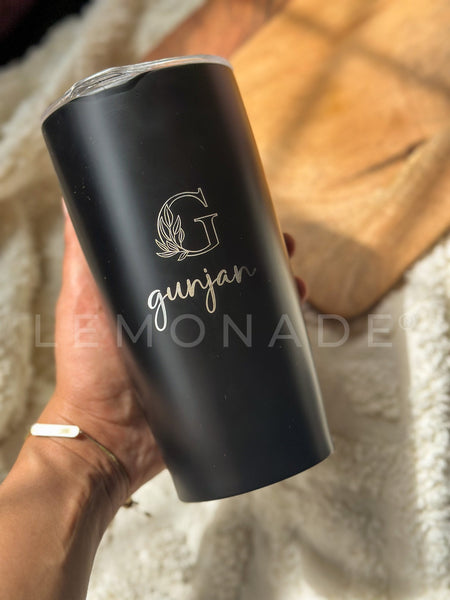 Personalized - Travel Mug - Venti - Black - Standard - LemonadeHome