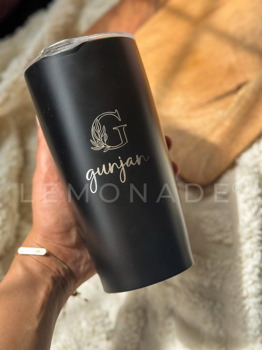 Personalized - Travel Mug - Venti - Black - Standard - LemonadeHome