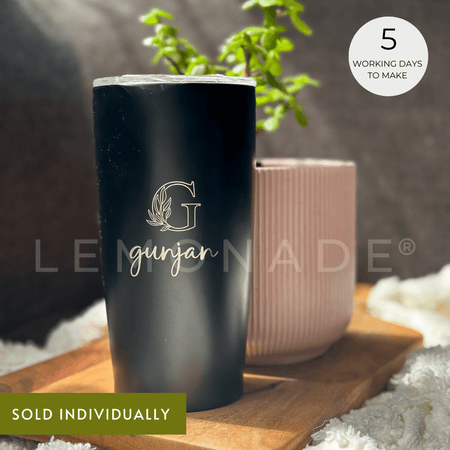 Personalized - Travel Mug - Venti - Black - Standard - LemonadeHome